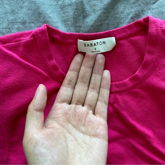 Babaton Pink Knit Top - Picture 2 of 4